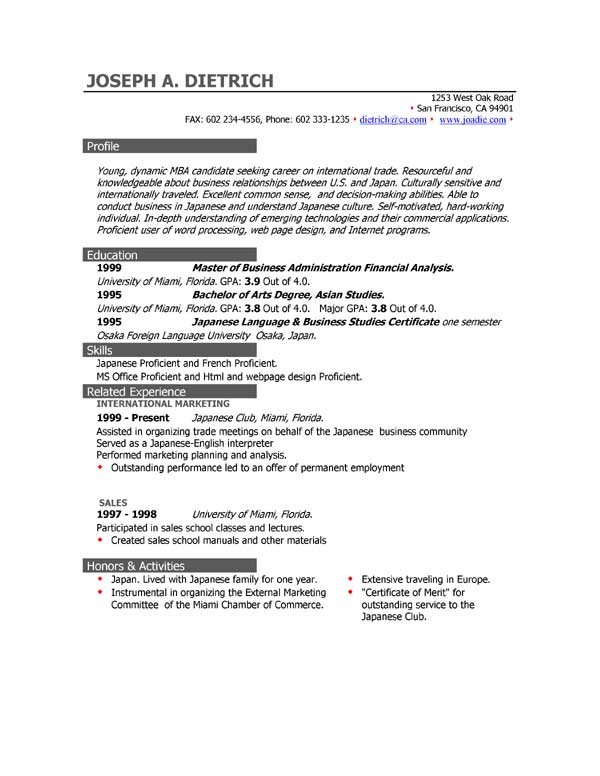 free resume templates download reddit