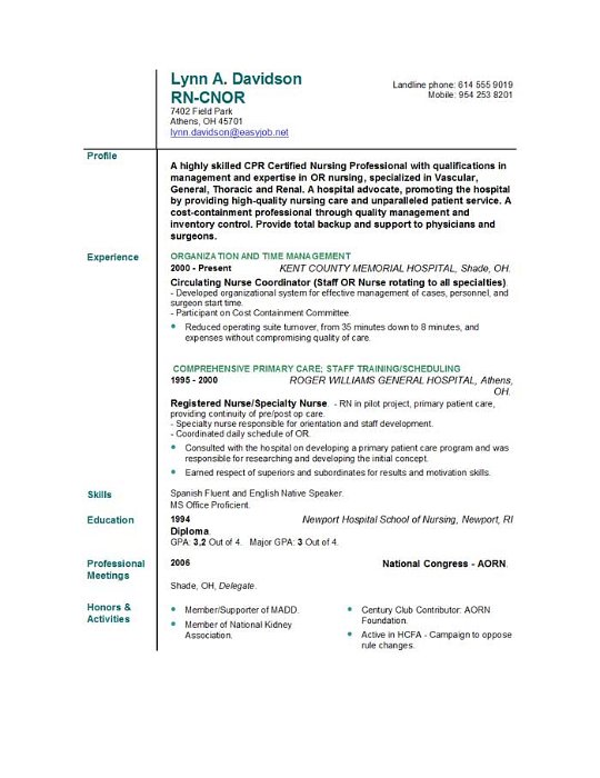 Nursing Resume Experience This image has been removed at the request of its copyright owner. Nursing Resume Templates EasyJob EasyJob