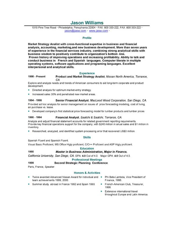 Sample Resume 85 FREE Sample Resumes by EasyJob Sample Resume