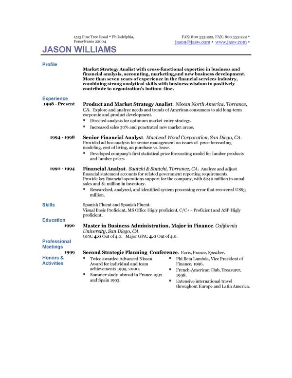 Html Resume