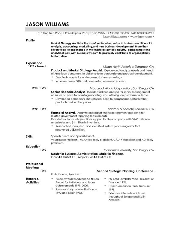 Format Of Cv For Students  Example Of Cv Graduate Cv Sample For